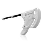 Low-profile VR rifle stock for Quest 2 with Touch controllers on the stopper mag - MetanexusXR