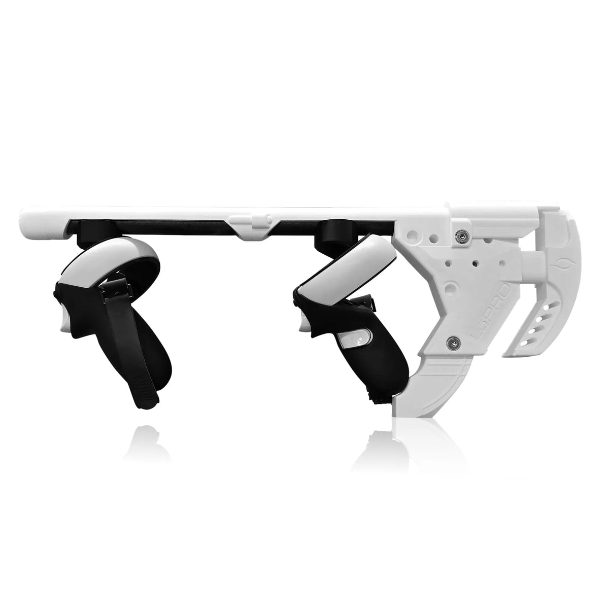 Low-profile VR rifle stock for Quest 3S with Touch Plus controllers - MetanexusXR