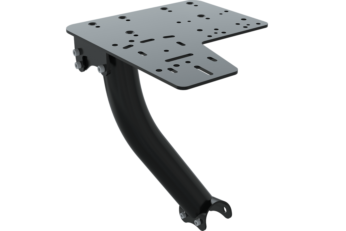 Side-by-Side Shifter & Handbrake Mount Kit for NexusRig Classic & Apex – Left or Right, Matte Black – side-by-side shifter and handbrake combo mount for tube sim rigs – photo 1 of 9