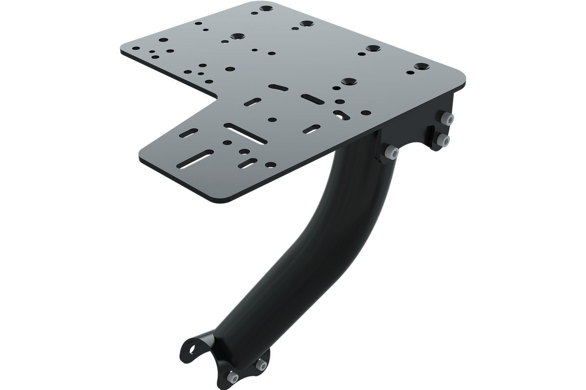 Side-by-Side Shifter & Handbrake Mount Kit for NexusRig Classic & Apex – Left or Right, Matte Black – side-by-side shifter and handbrake combo mount for tube sim rigs – photo 2 of 9