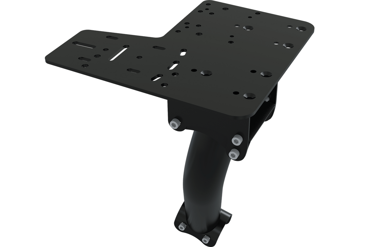 Side-by-Side Shifter & Handbrake Mount Kit for NexusRig Classic & Apex – Left or Right, Matte Black – side-by-side shifter and handbrake combo mount for tube sim rigs – photo 3 of 9