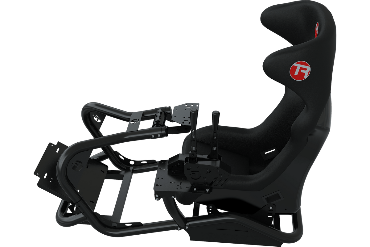 Side-by-Side Shifter & Handbrake Mount Kit for NexusRig Classic & Apex – Left or Right, Matte Black – side-by-side shifter and handbrake combo mount for tube sim rigs – photo 6 of 9