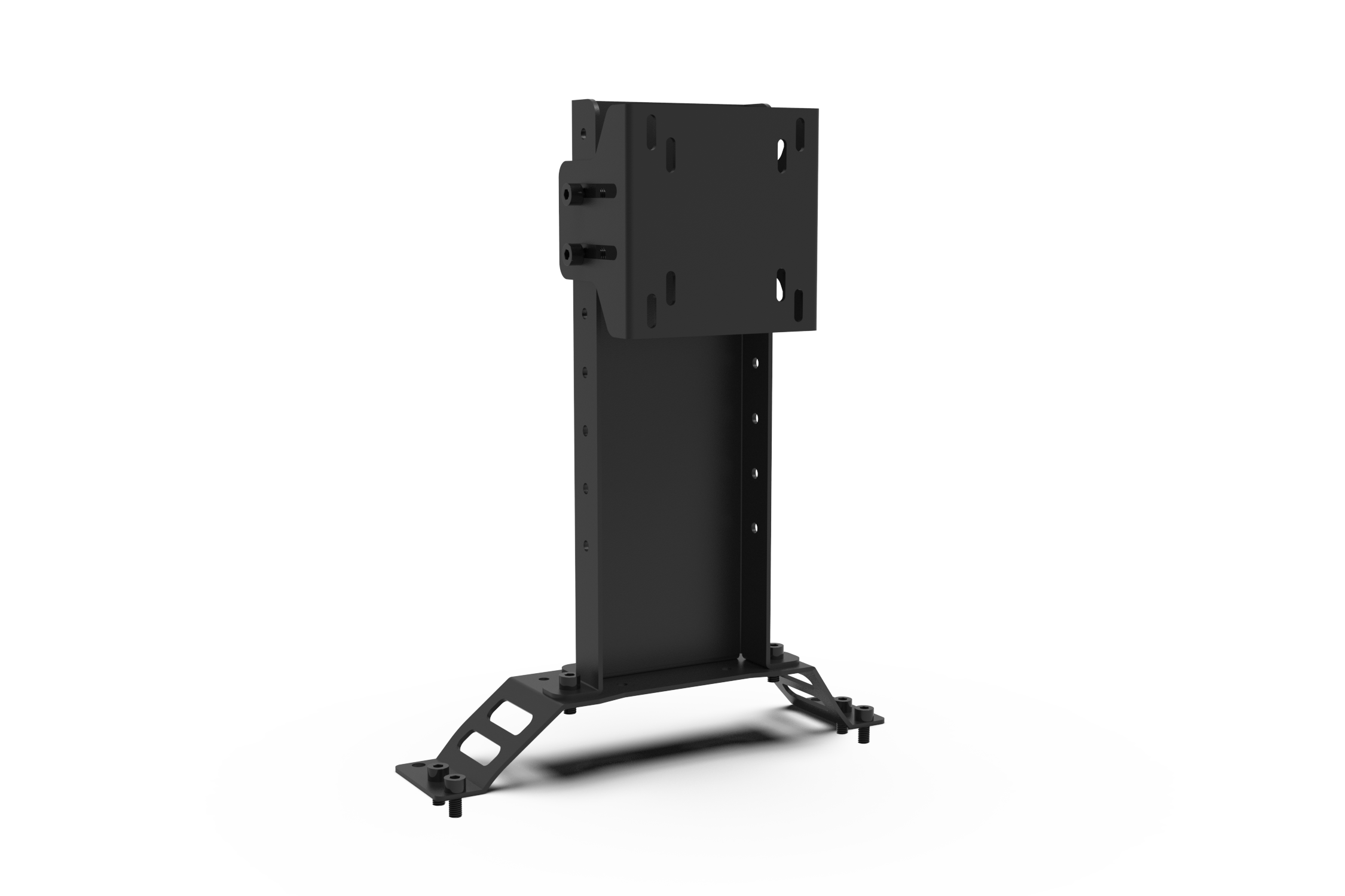 Integrated Single Monitor Stand for NexusRig Formula & F1 Replica Cockpits – Up to 50 Inch – integrated single monitor stand on a formula sim racing cockpit – photo 1 of 5