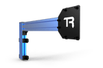 Sim Rig Side Support – 80x40 mm Aluminium Profile Kit with Brackets – anodised 80x40 aluminium side support profiles with brackets for a sim rig – photo 2 of 4