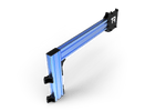 Sim Rig Side Support – 80x40 mm Aluminium Profile Kit with Brackets – anodised 80x40 aluminium side support profiles with brackets for a sim rig – photo 3 of 4