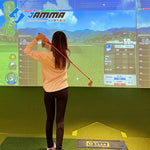 MetaNexusXR all-in-one multi-sport simulator setup, featuring golf and soccer, ready for immersive fitness gaming. | MetaNexusXR