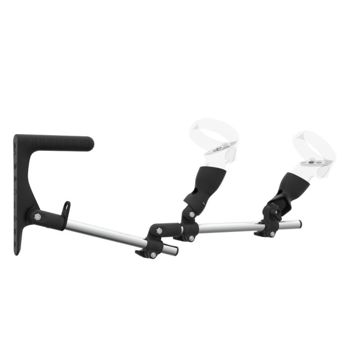 protubeVR modular VR gun stock, black carbon-fibre finish