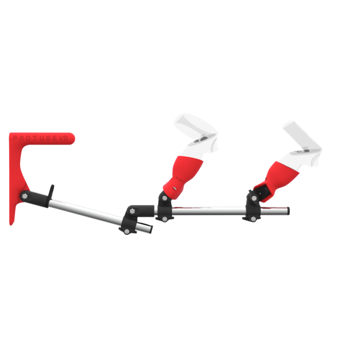 protubeVR modular VR gun stock, red finish