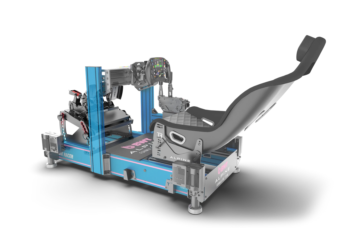Tool-Free Formula & GT Hybrid Pedal Mount for Aluminium Profile Sim Rigs – tool-free formula and GT hybrid pedal mount on an aluminium sim rig – photo 2 of 12