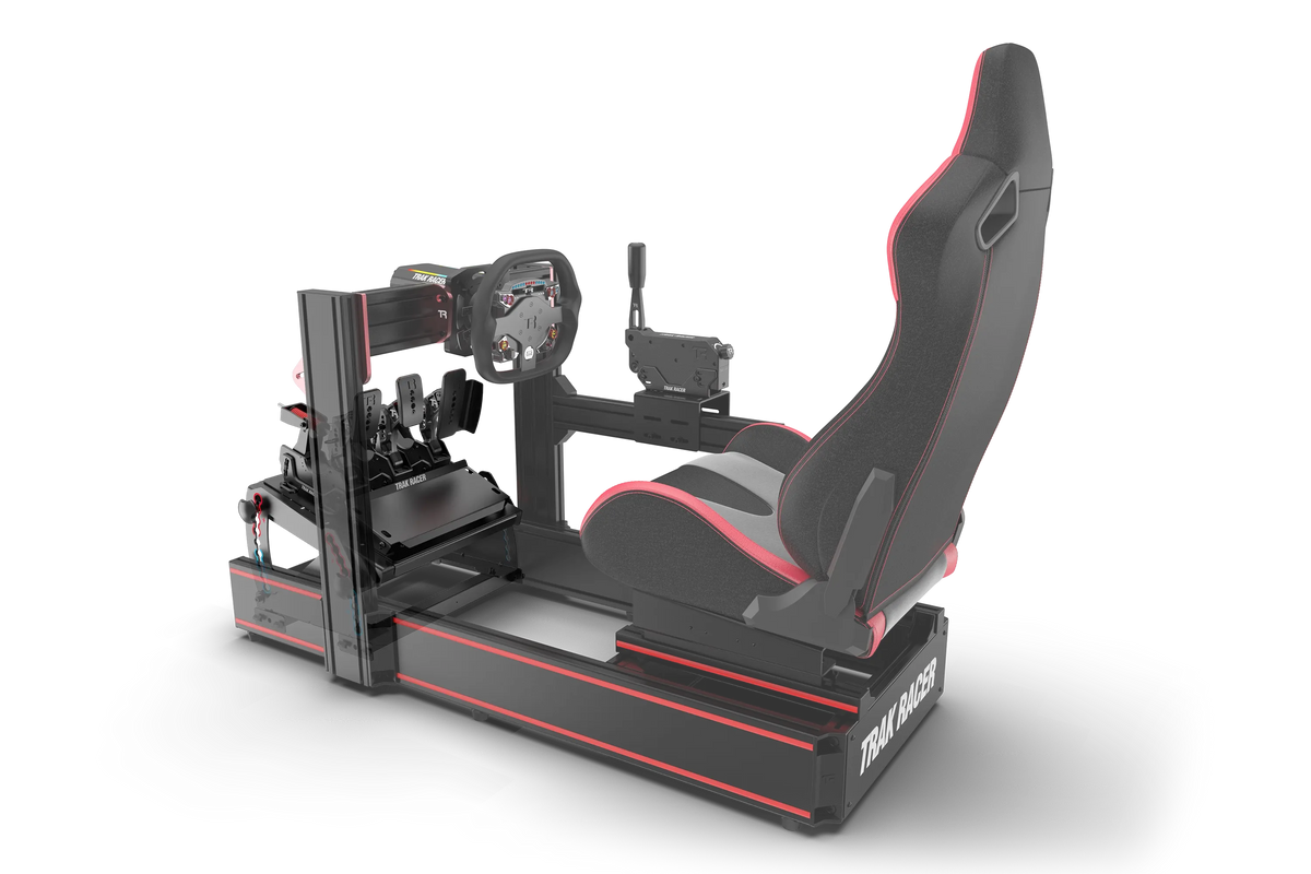 Tool-Free Formula & GT Hybrid Pedal Mount for Aluminium Profile Sim Rigs – tool-free formula and GT hybrid pedal mount on an aluminium sim rig – photo 3 of 12