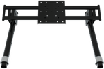 Top Monitor Holder for NexusView Steel Tube Triple Stands – 4th or 2nd Screen up to 50 Inch – top monitor holder adding a fourth screen above a triple monitor stand – photo 4 of 5