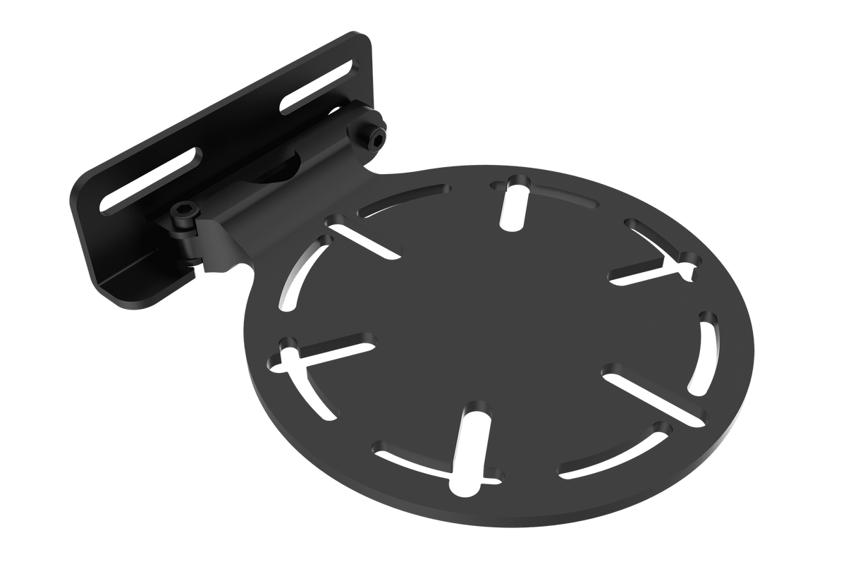 Universal Bass Shaker & Tactile Transducer Mount for Sim Rigs – Fits ButtKicker, Dayton & More – universal bass shaker mount on a sim racing rig – photo 1 of 6