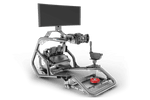 Universal Bass Shaker & Tactile Transducer Mount for Sim Rigs – Fits ButtKicker, Dayton & More – universal bass shaker mount on a sim racing rig – photo 3 of 6