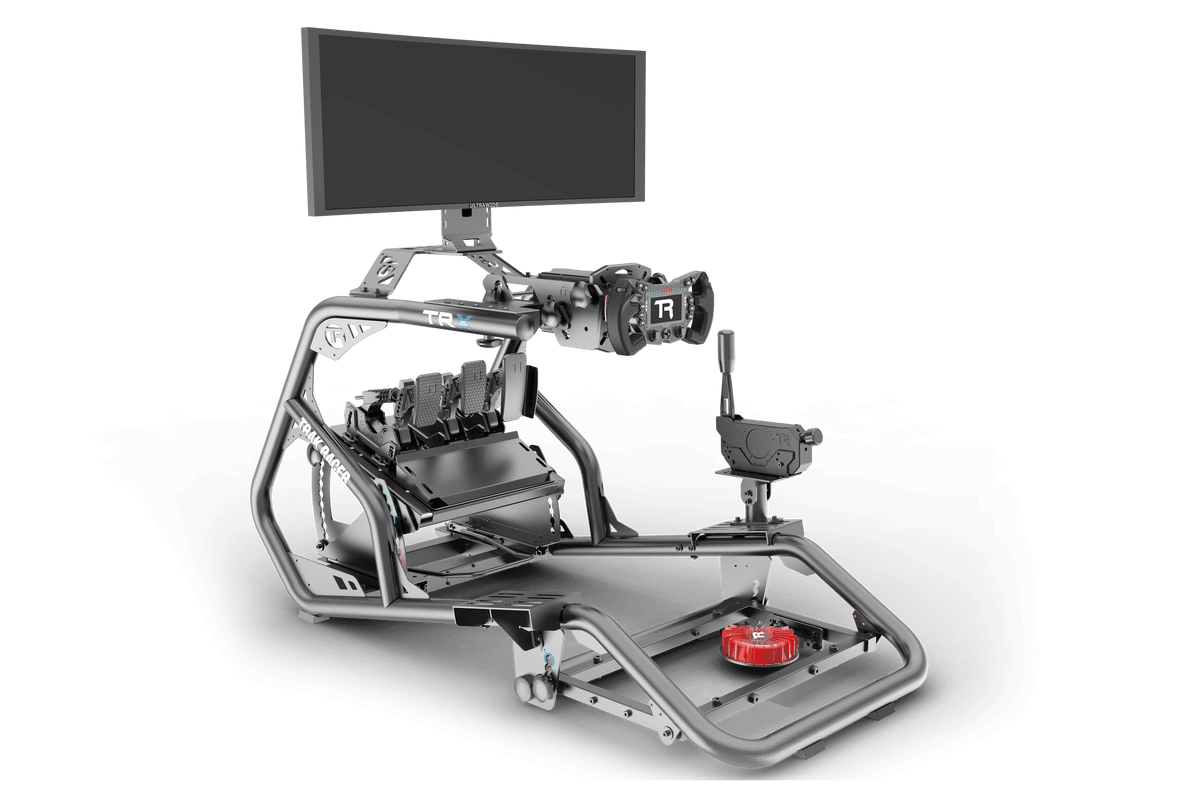 Universal Bass Shaker & Tactile Transducer Mount for Sim Rigs – Fits ButtKicker, Dayton & More – universal bass shaker mount on a sim racing rig – photo 3 of 6