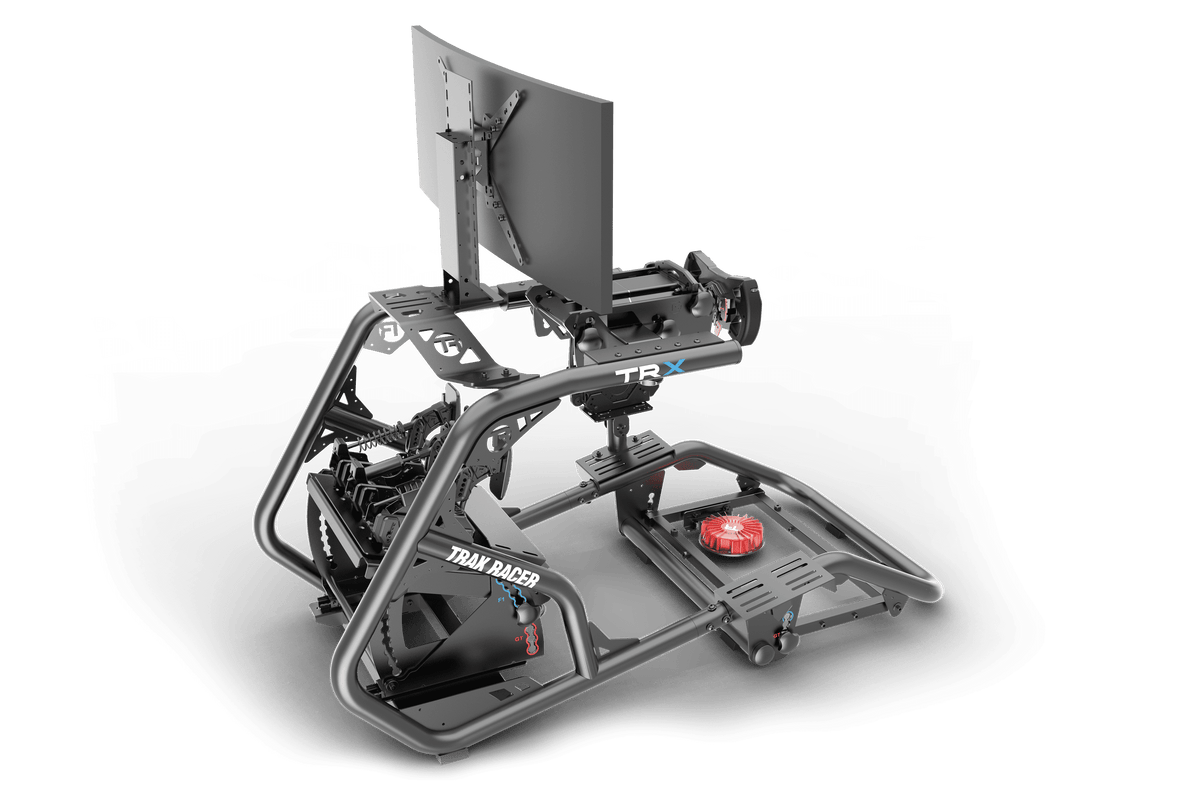 Universal Bass Shaker & Tactile Transducer Mount for Sim Rigs – Fits ButtKicker, Dayton & More – universal bass shaker mount on a sim racing rig – photo 4 of 6
