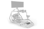 Universal Bass Shaker & Tactile Transducer Mount for Sim Rigs – Fits ButtKicker, Dayton & More – universal bass shaker mount on a sim racing rig – photo 5 of 6