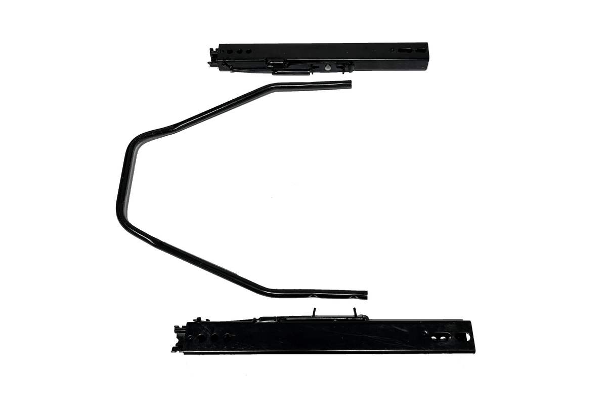 Universal Dual-Lock Seat Slider Kit – 110 mm Forward & Back Adjustable Seat Rails for Sim Racing – universal dual-lock seat slider rails for sim racing seats – photo 2 of 3