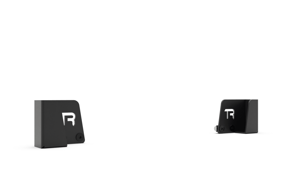 Universal Keyboard Holder for Aluminium Profile Sim Racing & Flight Sim Cockpits – steel keyboard holder mounted on an aluminium profile sim rig – photo 1 of 4
