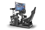 Universal Pro Inverted Pedal Mount – Hanging Pedal System for Load Cell & Hydraulic Pedals – universal inverted hanging pedal mount system on a sim rig – photo 4 of 13