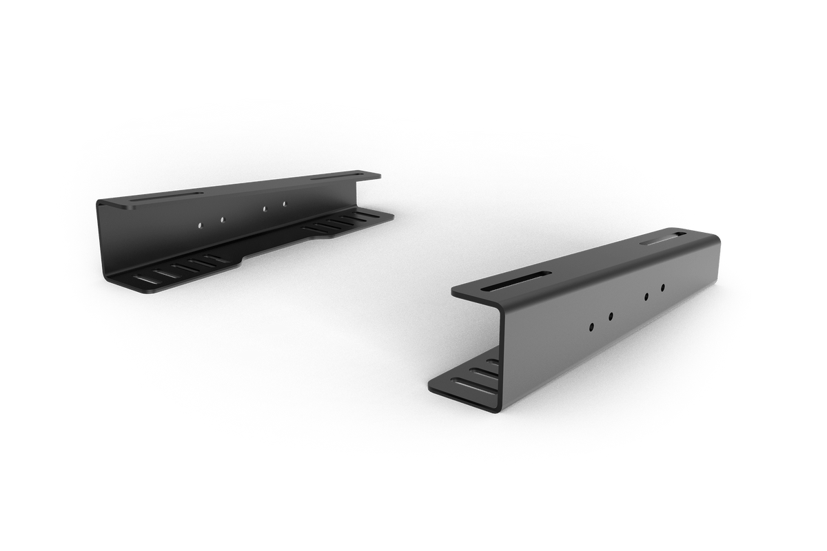 Universal Seat Bracket Set for Reclining Seats & Office Chairs – Carbon Steel, Fixed Angle – black carbon steel seat brackets for reclining seats – photo 1 of 8