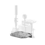 Universal Shifter & Handbrake Mounting Plate – Ambidextrous Steel Plate for Desk, Profile Rigs & DIY – universal shifter and handbrake mounting plate in steel – photo 1 of 5