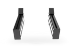 Universal Side Mount Supports 240 mm (80x40) – Set of 2 for Shifters, Handbrakes & Flight Controls – two 240 mm black 80x40 aluminium side mount supports with brackets – photo 5 of 8