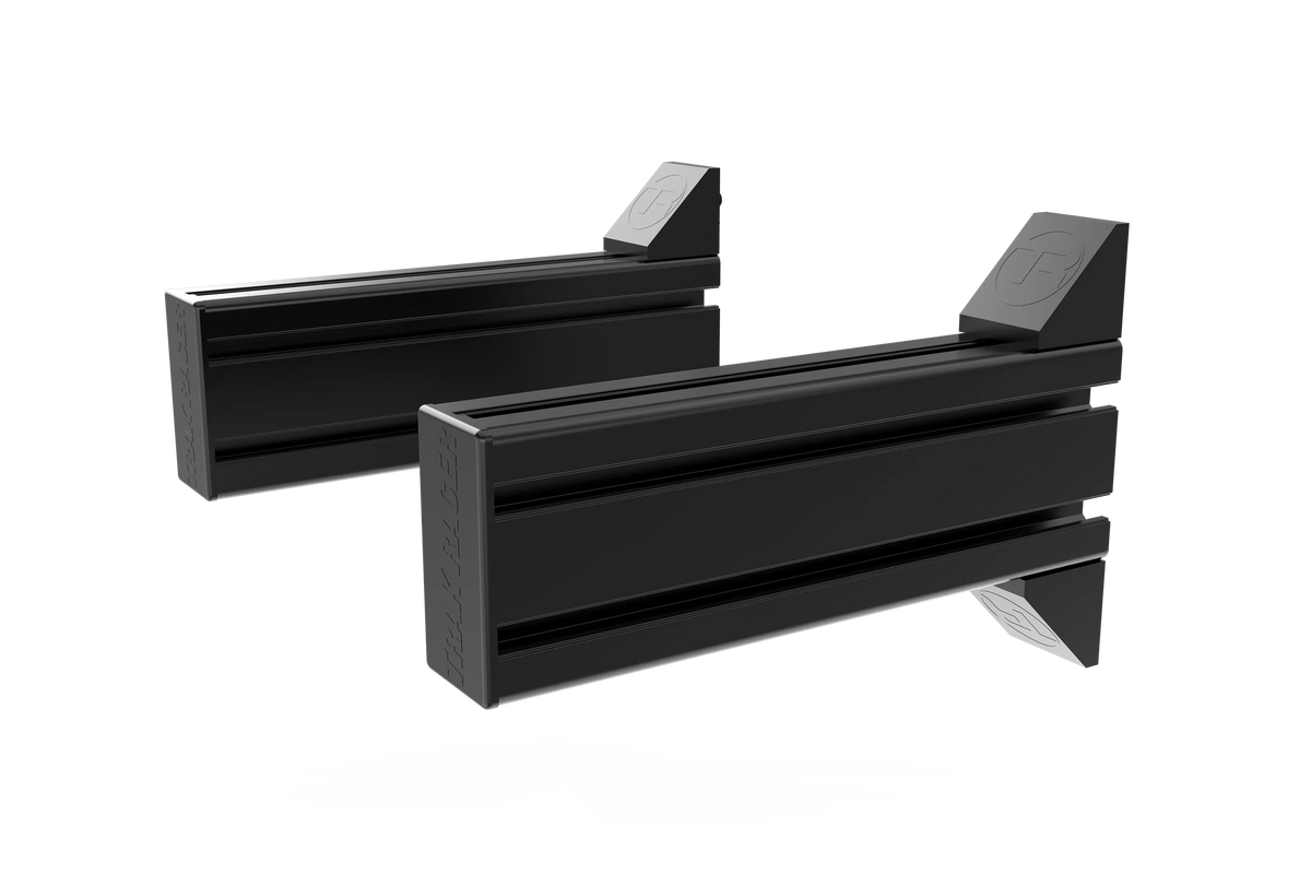 Universal Side Mount Supports 240 mm (80x40) – Set of 2 for Shifters, Handbrakes & Flight Controls – two 240 mm black 80x40 aluminium side mount supports with brackets – photo 7 of 8
