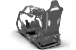 Universal Sim Racing Footrest – Adjustable Left Foot Rest for Pedal Plates & Aluminium Profile – adjustable left foot rest on a sim racing pedal plate – photo 3 of 5
