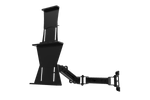 Universal Tablet, Stream Deck & Button Box Mount Kit for Aluminium Profile Rigs – universal tablet and button box mount on an aluminium sim rig – photo 1 of 10