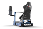 Universal Tablet, Stream Deck & Button Box Mount Kit for Aluminium Profile Rigs – universal tablet and button box mount on an aluminium sim rig – photo 7 of 10