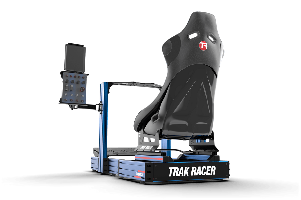 Universal Tablet, Stream Deck & Button Box Mount Kit for Aluminium Profile Rigs – universal tablet and button box mount on an aluminium sim rig – photo 7 of 10
