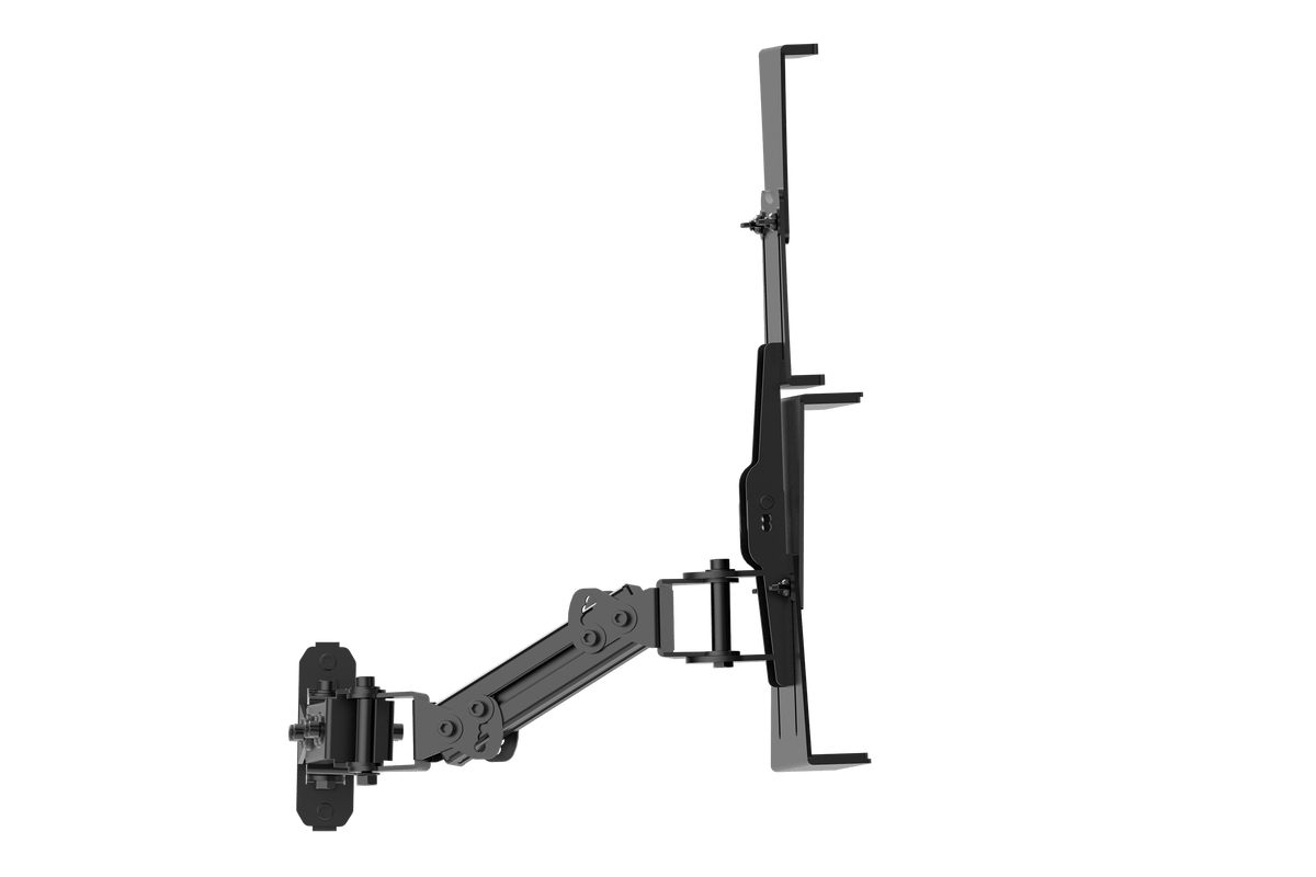Universal Tablet, Stream Deck & Button Box Mount Kit for Aluminium Profile Rigs – universal tablet and button box mount on an aluminium sim rig – photo 8 of 10