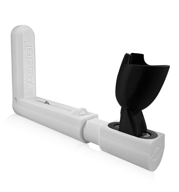 Modular VR gun stock quick-mount controller cradle close-up - MetanexusXR