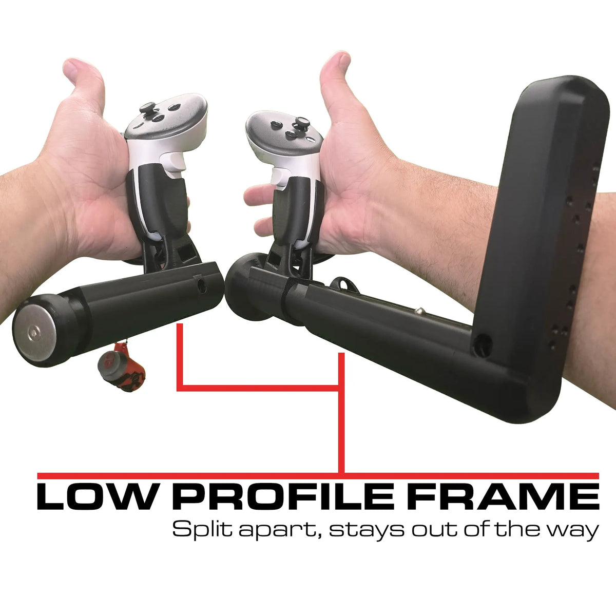 Magnetic modular VR gun stock for Valve Index with Index controllers - MetanexusXR