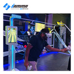 MetaNexusXR VR headset immersing a player in a challenging multi-game space station experience. | MetaNexusXR