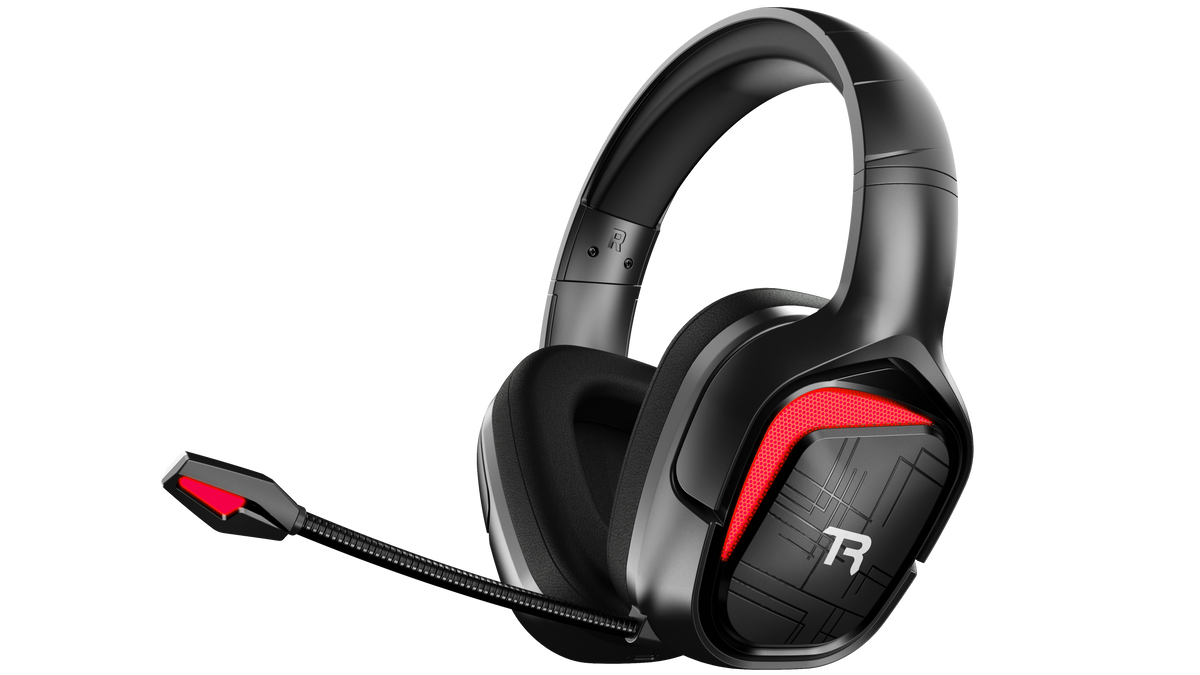 Wireless Gaming Headset for Sim Racing – 50 mm Drivers, Condenser Mic, 12-Hour Battery – wireless gaming headset with adjustable microphone – photo 1 of 10